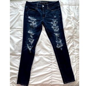 american eagle super stretch size 6 jegging